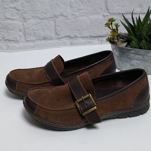 B.O.C Born Ladies Leather Suede Loafers
